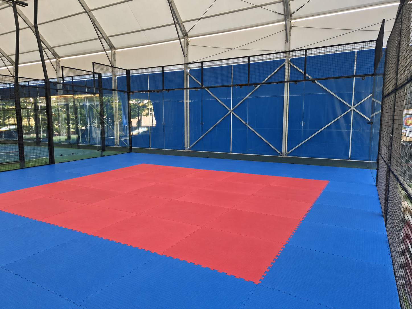 Ipotesi illustrativa del campo di Terrarossa con tatami